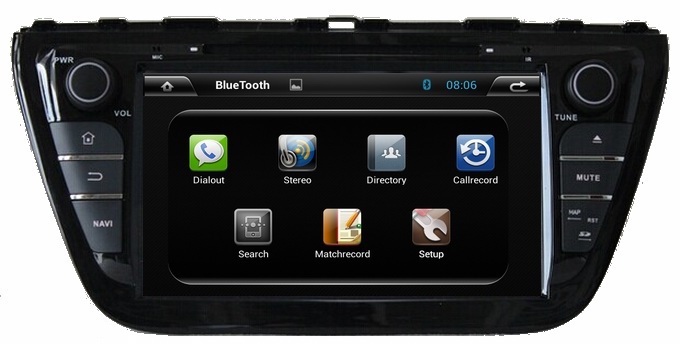 Ouchuangbo Pure Android 4.2 DVD Player for Suzuki SX4 S Cross 2014 with GPS Navi Radio USB 3G Wifi BT OCB-8073C