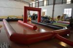 Inflatable racing track for karting games interesting outdoor inflatable sport
