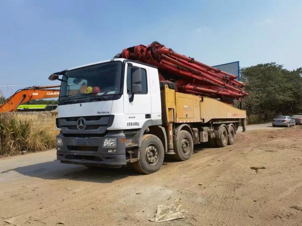 After-sales Service 2019 Sy 56m Semi-Dry Concrete Pump on Benz Truck Concrete