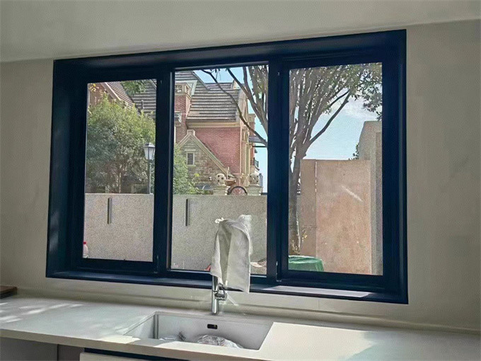Thermal Break Aluminum Profile Double Glazed Casement Windows For Soundproofing