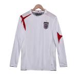 England 2006 Retro Long Sleeve Home Fan Edition Jersey Pays Tribute to the Three
