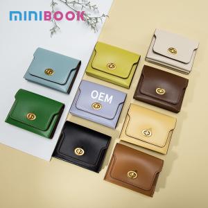 Wholesale Colorful Pu Leather Small Wallet For Women Girls With Zipper Card Pocket Coin Purse from china suppliers