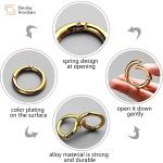 Heavy Duty Metal O Rings Round Snap Clip For Key Bag Hardware Accessories