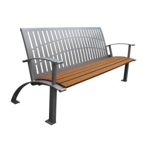 Wholesale Composite Recycled Plastic Garden Benches Wrought Iron Benches For Outdoor from china suppliers