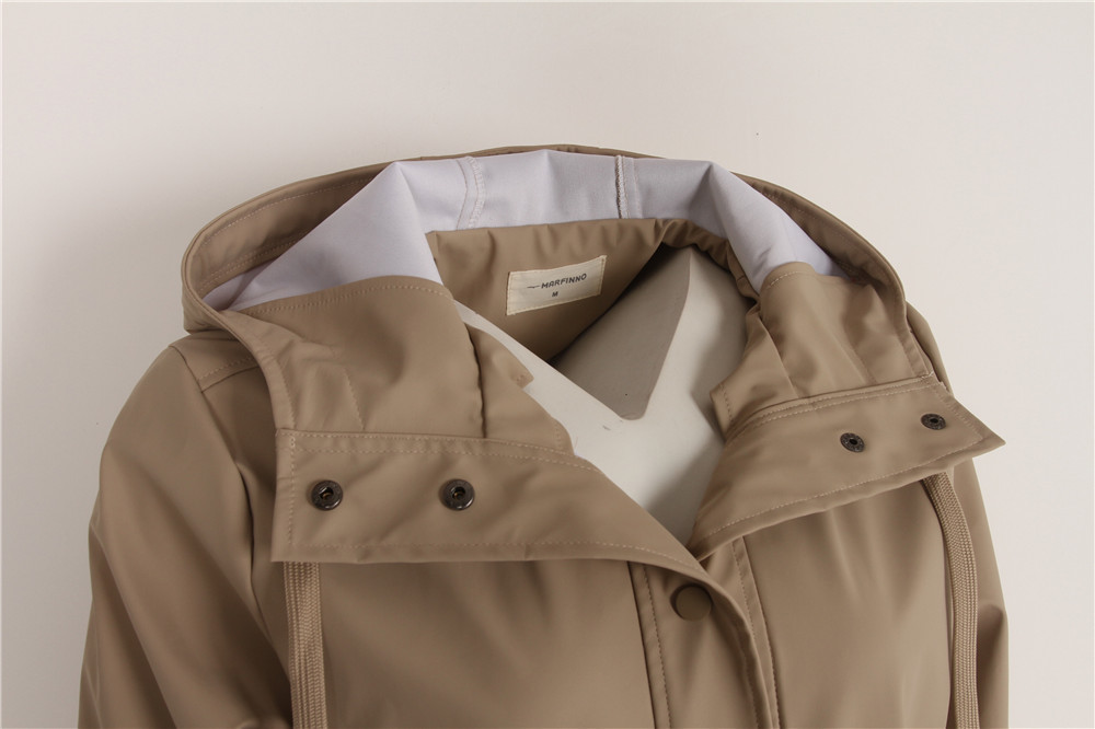 Long Sleeve Casual Womens Longline PU Leather Coat