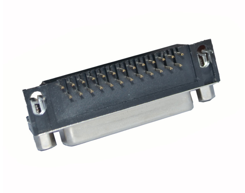 HDP 44P D SUB Connector FEMALE ST DIP AC 500 Volts With Screw Straight connector