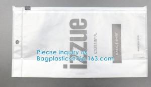 Wholesale Swimwear Packaging Pouch With K Top, Gusset Bag Bikini Slider Zipper Packaging Bags, Hanger Hook Underwear from china suppliers