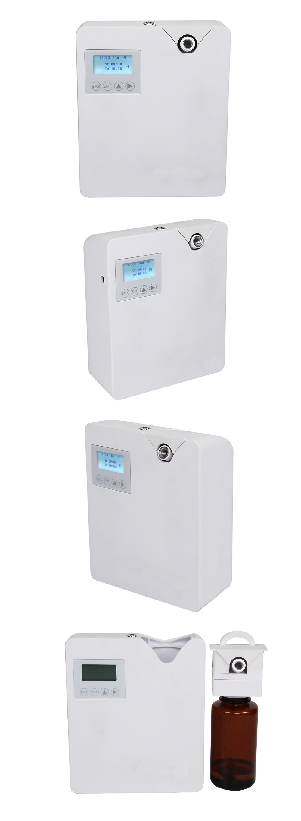 HVAC Scent Air Machine Remote Control 300ML Portable Cold Air Nebulizer Intelligent Scent Diffuser Machine With Bluetooth