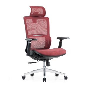 Wholesale Red Full Mesh Furniture Lumbar Support Massage Modern Wholesale Armrest Comfort Fabric Ergonomic Office Chair from china suppliers