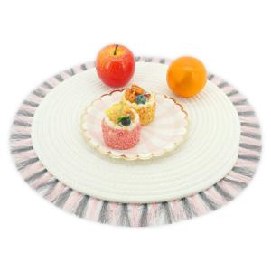 Wholesale 15 Inch Table Round Placemats Boho Cotton Woven Washable Tassels For Kitchen Dining from china suppliers