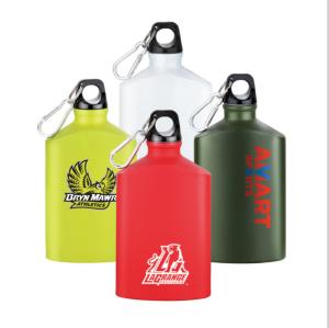 Wholesale 500ml Oval Shaped Aluminum Drinking Bottle BPA Free Custom Logo Acceptable from china suppliers
