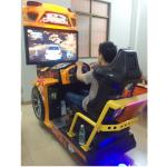 Arcade game red color fiberglass material high definition LCD shooting