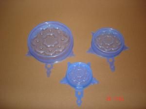 Wholesale Fresh Keeping Silicone Kitchenware Products , Reusable Stretch Silicone Lid Covers from china suppliers
