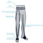 Plastic Mobility Walking Aids Rehabilitation Training Exoskeleton Walking Aid