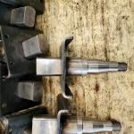 50*247mm Trailer Axle Spindle Replacement 1500kg Tractor Stub Axle