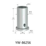 Chrome Plated Bullet Shape Ceiling Cable Coupler For Hanging Systems YW86254