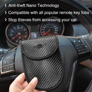 Wholesale Anti Thief Key Blocking Pouch , RFID Signal Blocking Bag For Car Key Fob from china suppliers