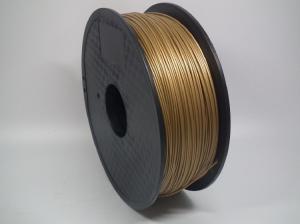 Wholesale 3D Printer Golden Filament ABS, Diametre 1.75mm 1kg test sample plastic printing Material from china suppliers