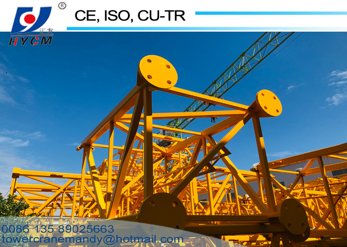 Huge D5020 50M Boom Jib Luffing Crane Tower 10tons Load Split Mast Section to Save Containers