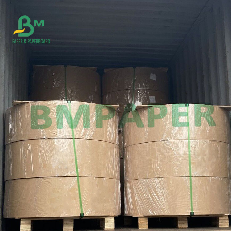 700 * 1000mm 70g Brown Kraft Paper High Wet Tensile Strength Craft Paper For Tape