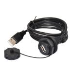 Type A Male To Male Panel Mount Waterproof USB Connector USB 2.0 Connector