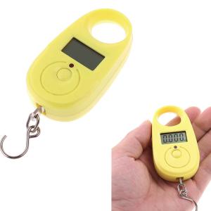 Wholesale 25kg * 5g Mini Digital Display Hanging Luggage Fishing weight weighing pocket scales from china suppliers