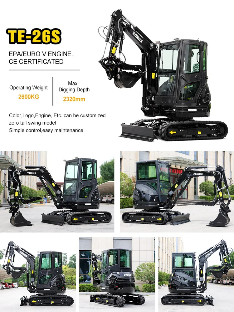 Mini Excavator 3.5 ton Kubota Engine Small Excavation CE EPA EURO5 Micro Digger Crawler Bagger