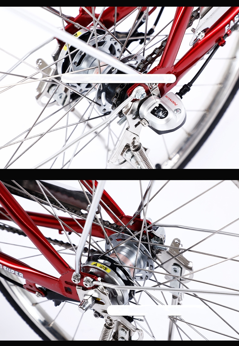 250W 26 Inch Electric City Bike With Pedal Assist 8Ah / 10Ah Lithium Battery
