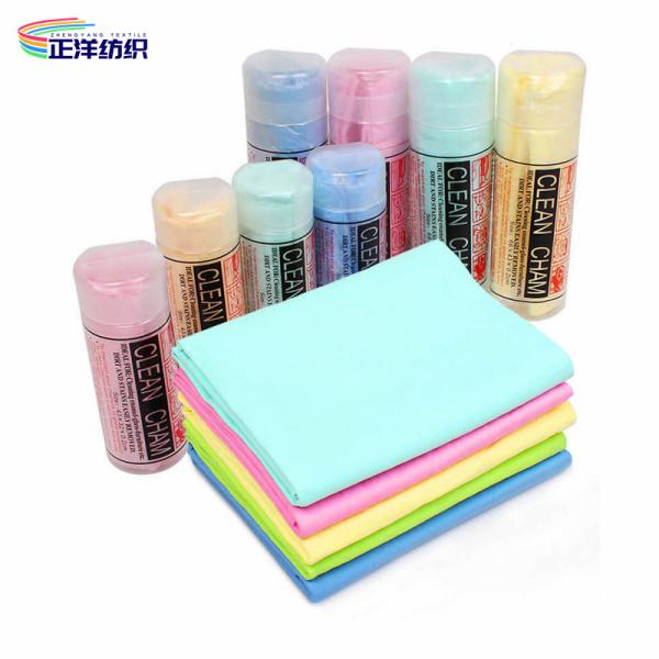 Reusable Microfiber Wipes 220gsm Medium Size 50x60CM Green Blue Microfiber Suede