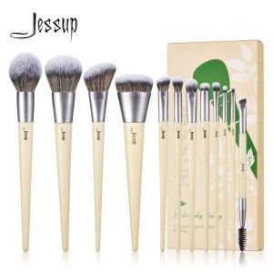 Wholesale Jessup 12Pcs Sustainable and Eco-friendly Makeup Brush Set Low Waste T327 from china suppliers