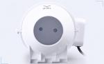 Detachable Diagonal Flow Inline Duct Booster Fan Blower ABS Engineering Plastic