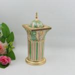 Shinny Gifts Chinese Handmade Toothpick Holder Egg Shape Automatic Toothpick