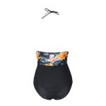 Tiered Layer Tie a Knot Front Top With Low waist Bikini swimsuit high cut