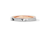 Rotatable Two Tone Gold Wedding Rings , 2.5MM Geometric Engagement Rings OEM ODM