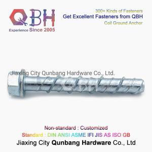 Wholesale QBH ZP HDG Black Hex Serrated Flange Head Self-Tapping Concrete Screw Anchor from china suppliers