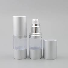 100ml Airless Pump Bottles Round Shaped With Screen Printing Surface