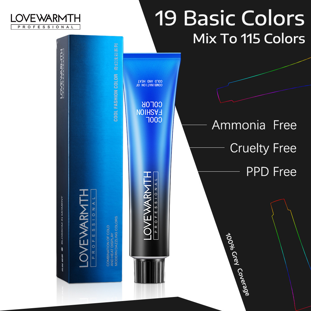 Salon Ammonia Free Nature Plant Permanent Hair Dye Cream