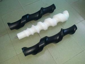 Wholesale PLASTIC FEED SCREWS FOR FILLING MACHINERY CUSTOMIZED CONVEYOR SCREWS Materials PE PA6 POM from china suppliers