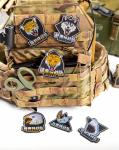 Woven Embroidered Business Logo Patches Velcro For Company Hats OEM ODM
