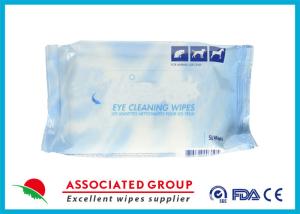 Wholesale Antibacterial Dog Dental Wipes Lemon Scented , Dog Eye Wipes 50 Count from china suppliers