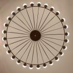 Duplex Building Ferris Wheel Large Chandelier Creative Industrial Ring Pendant