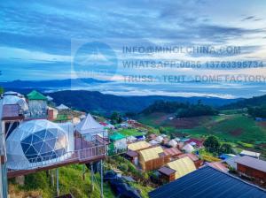 Wholesale Geodesic Dome 7m Interior Design Dome House Glamping Tent For Outdoor from china suppliers