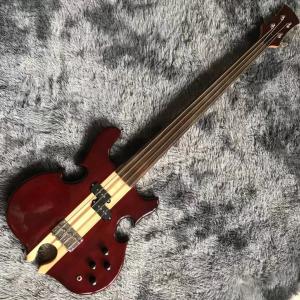 Wholesale Custom ALEMBIC Style 4 Strings Bass Guitar Neck Through Body Cut Bottom Heart from china suppliers