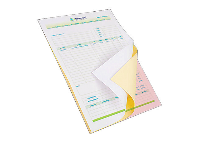 NCR Carbonless Paper / Auto Copy Paper For Vouchers Printing