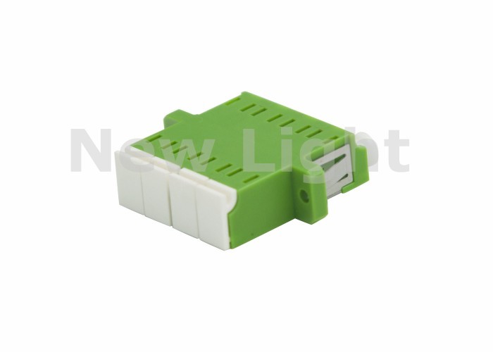 LC APC 4 Port Fiber Optic Coupler / LC TO LC Fiber Adapter With Standard Flange