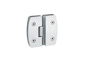 Wholesale 180 Degree Glass Frameless Shower Hinges , Smooth Surface Shower Screen Door Hinges from china suppliers