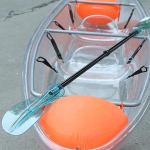 Wholesale Plastic Clear 1 Person Canoe Crystal Lakes / River Kayak With Pedals / Seats from china suppliers