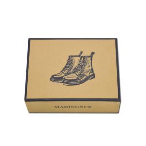 Wholesale Luxury Corrugated Shoe Boxes With Custom Logo CE FSC IOS9001 Approval from china suppliers