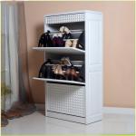 Apartment Modern 120cm PVC Coating MDF Wood Shoe Organizers