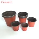 Customizable Black Plastic Flower Pot Outdoor Gallon Pot High Quanlity